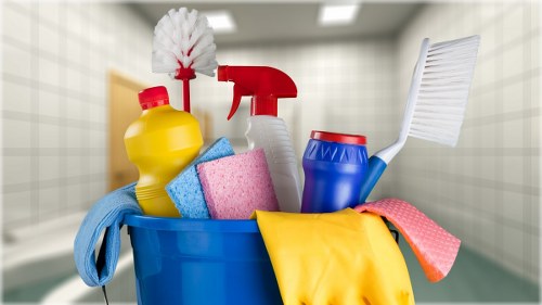 Gutter cleaning service for E3 homes with visible roofline maintenance